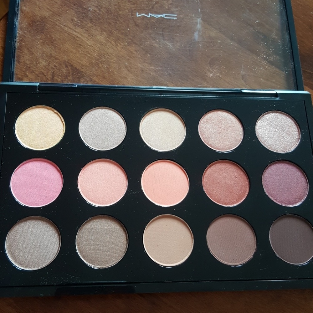 MAC custom eyeshadow palette in 15 shades